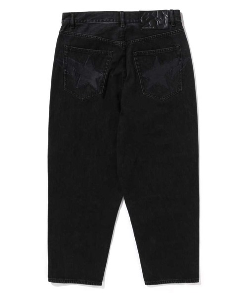 A BATHING APE（アベイシングエイプ）の「METAL LOGO PIN DENIM PANTS