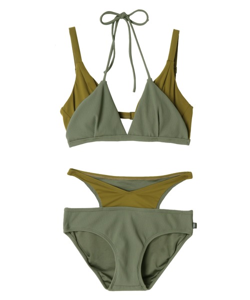 PAMEO POSE（パメオポーズ）の「Byanca Bikini（水着・レディース・ブラック/カーキ・FREE）」の5枚目の写真