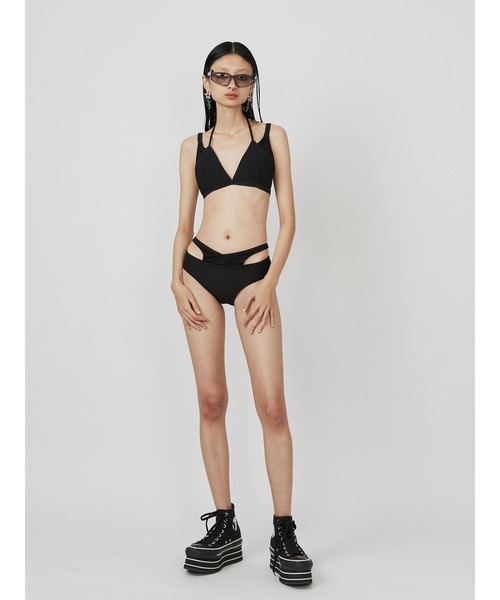 PAMEO POSE（パメオポーズ）の「Byanca Bikini（水着・レディース・ブラック/カーキ・FREE）」の16枚目の写真