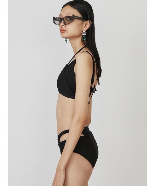 PAMEO POSE（パメオポーズ）の「Byanca Bikini（水着・レディース・ブラック/カーキ・FREE）」の9枚目の写真