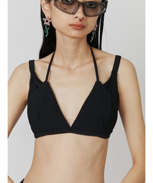 PAMEO POSE（パメオポーズ）の「Byanca Bikini（水着・レディース・ブラック/カーキ・FREE）」の11枚目の写真