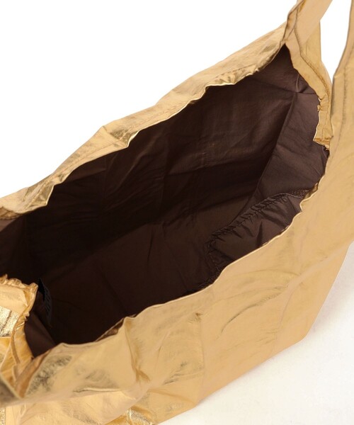 BAGGU（バグー）の「BAGGU:ベイビー メタリック（エコバッグ/サブバッグ・レディース・ライトグリーン/ゴールド/シルバー/ピンク・ONE SIZE）」の8枚目の写真