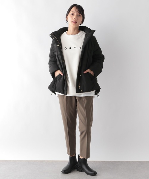 GLOBAL WORK（グローバルワーク）の「お手入れらくらく裏起毛スウェット/906284（スウェット・レディース・杢グレー/ホワイト系その他/ベージュ/ネイビー/スミクロ/アイボリー・MEDIUM/LARGE）」の14枚目の写真