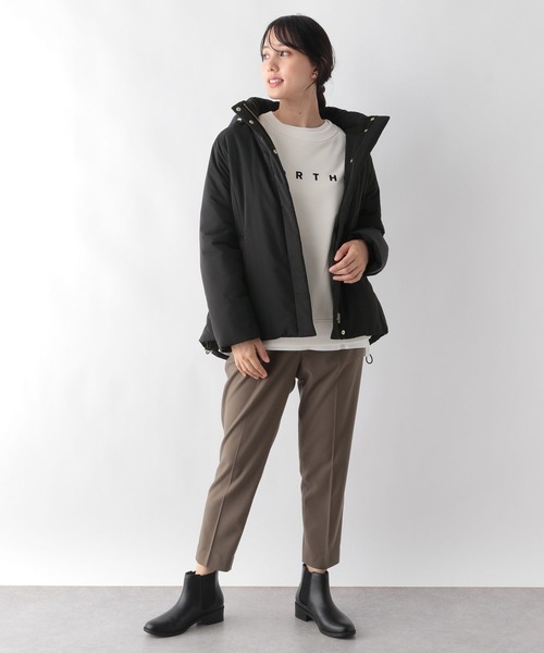 GLOBAL WORK（グローバルワーク）の「お手入れらくらく裏起毛スウェット/906284（スウェット・レディース・杢グレー/ホワイト系その他/ベージュ/ネイビー/スミクロ/アイボリー・MEDIUM/LARGE）」の16枚目の写真