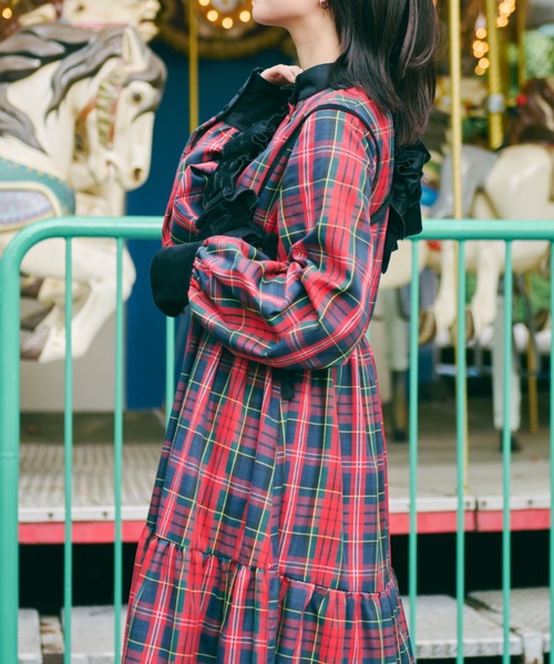 kutir（クティール）の「【クティールとレトロ】セット着用可マルチウェイフリル（その他トップス・レディース・レッド/グリーン/ブラック/ネイビー・FREE）」の13枚目の写真