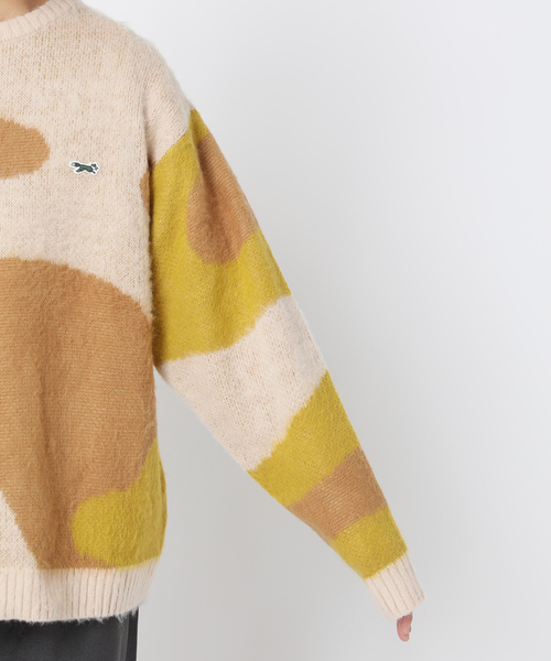 ◆THE IZZAT COLLECTION フォックストリムグースダウンセーター セール】【THE FOX/ザフォックス】別注ヴァーグニット（ニット