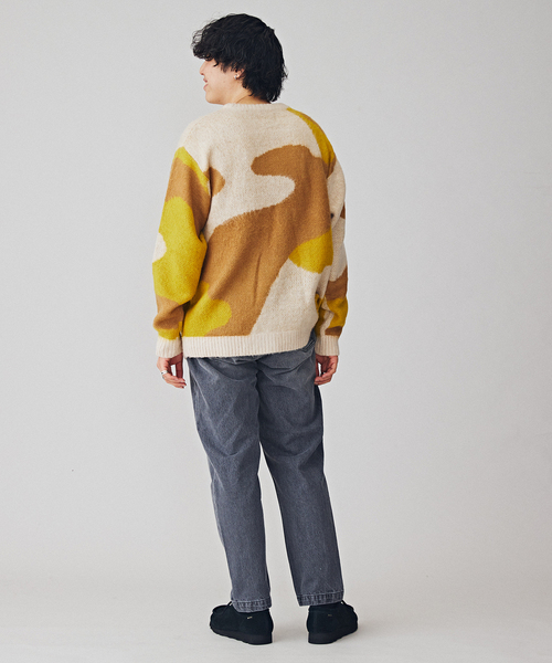 B.C STOCK（ベーセーストック）の「【THE FOX/ザフォックス】別注ヴァーグニット（ニット/セーター・メンズ・ベージュ/ブルー系その他・MEDIUM/LARGE）」の21枚目の写真