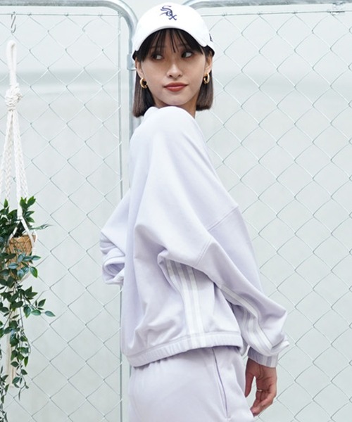 adidas(アディダス)の「adidas/アディダス スウェット クルーネック ワンポイント KNR46(スウェット・レディース・ブラック・M/L)」の13枚目の写真