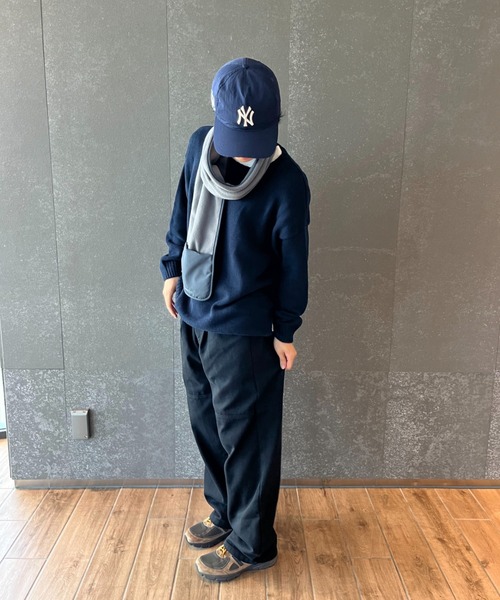 BROKEN BASE（ブロークンベース）の「5Gコットンクルーネックニット（ニット/セーター・メンズ・ネイビー/グレー・MEDIUM/LARGE）」の19枚目の写真