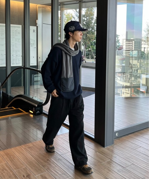 BROKEN BASE（ブロークンベース）の「5Gコットンクルーネックニット（ニット/セーター・メンズ・ネイビー/グレー・MEDIUM/LARGE）」の16枚目の写真