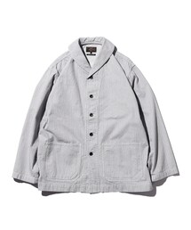 BEAMS PLUS | BEAMS PLUS / マルチカラー ヒッコリー ミリタリー ショールカラー ジャケット(ブルゾン)