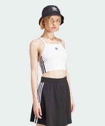 adidas/アディダス スリーストライプス クロップトップ
