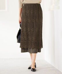 ボタニカルレース スカート
