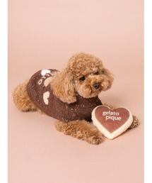 gelato pique（ジェラートピケ）の「【CAT&DOG】【販路限定商品】ハートクッキートイ（ペット用おもちゃ）」