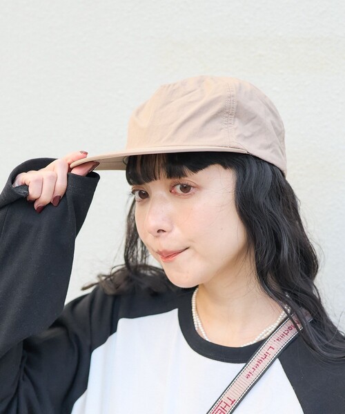 SUBLIME(サブライム)の「SUBLIME × FREAK'S STORE/サブライム × フリークスストア 別注 NYLON 5PNANEL CAP / ナイロン 5パネル キャップ(キャップ・メンズ・ブラック/レッド/ベージュ/ネイビー/ホワイト・ONE SIZE)」の3枚目の写真