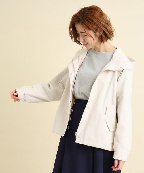 grove（グローブ）の「◆カジュアルすぎない大人マウンテンパーカー（ブルゾン・レディース・アイボリー/カーキ/ベージュ/ネイビー・02/03/01/04/05）」の16枚目の写真
