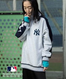 LEPSIM | MLB ハーフジップ配色プルオーバー 100690(Tシャツ/カットソー)