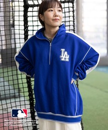 LEPSIM | MLB ハーフジップ配色プルオーバー 100690(Tシャツ/カットソー)