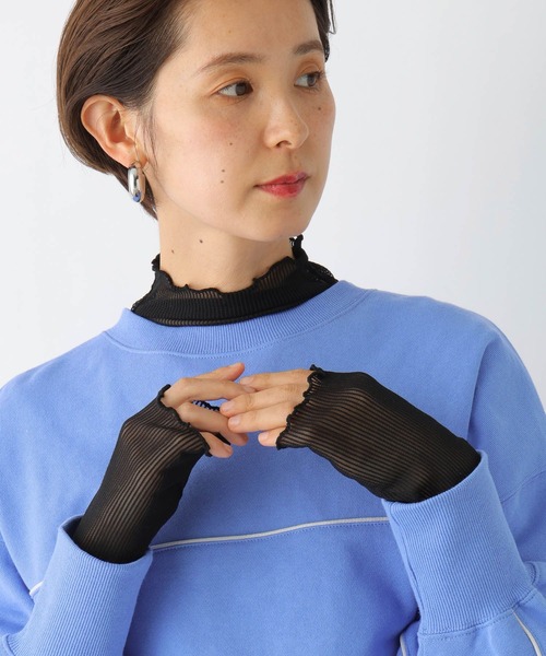 LEPSIM（レプシィム）の「ストライプシアーインナー　997053（Tシャツ/カットソー・レディース・ブルー/ブラック/オフホワイト・FREE）」の10枚目の写真