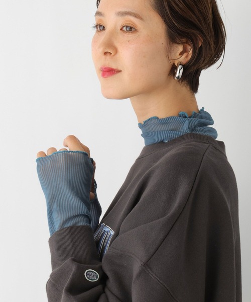 LEPSIM（レプシィム）の「ストライプシアーインナー　997053（Tシャツ/カットソー・レディース・ブルー/ブラック/オフホワイト・FREE）」の14枚目の写真