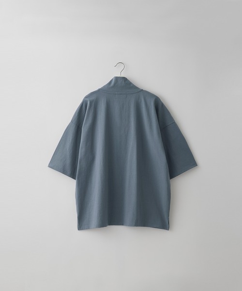 SERACE】Oversize short sleeve half zip T-Shirt / オーバー