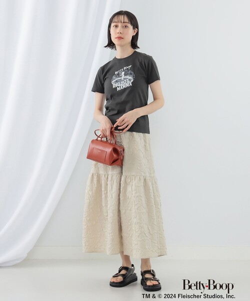 Ray BEAMS（レイビームス）の「Betty Boop(TM) × Ray BEAMS / Red Hot Mamma Tシャツ（Tシャツ/カットソー・レディース・ブラック・ONE SIZE）」の3枚目の写真