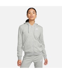 NIKE/ナイキ W NSW CLUB FLC FZ HOODIE/クラブフリースフルジップフーディ