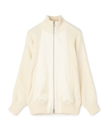 DES PRES（デ・プレ）の「ウールナイロン ノーカラージップアップ 