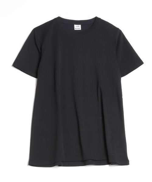 TIGORA(ティゴラ)の「ティゴラ TIGORA CVCスムースAラインTシャツ(Tシャツ/カットソー・レディース・グリーン/ホワイト/ライトベージュ/ブラック・S/M/L/XL)」の2枚目の写真