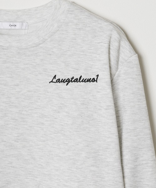Chick(チック)の「▲Sweat Set Up / スウェットセットアップ(ルームウェア/パジャマ・レディース・グレー・M/L/XL)」の3枚目の写真