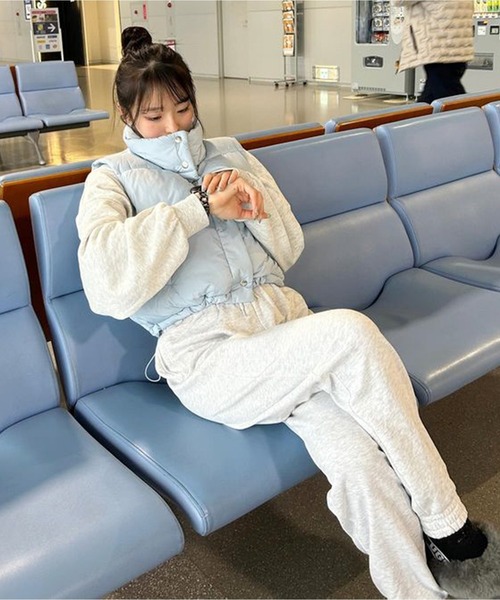 Chick(チック)の「▲Sweat Set Up / スウェットセットアップ(ルームウェア/パジャマ・レディース・グレー・M/L/XL)」の20枚目の写真