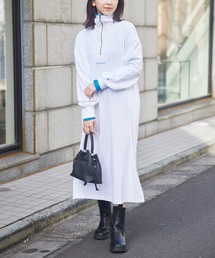 CONVERSE（コンバース）の「【CONVERSE】天竺ハーフZIPワンピース 3187-6806（ワンピース）」
