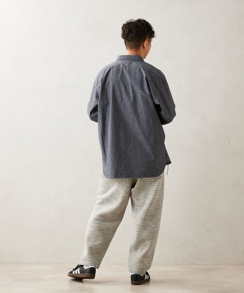 JOURNAL STANDARD relume(ジャーナルスタンダード レリューム)の「【HOUSE HOLD / ハウスホールド】シャンブレーシャツ(シャツ/ブラウス・メンズ・ブルー系その他/グリーン/ブラック・LARGE/MEDIUM)」の15枚目の写真