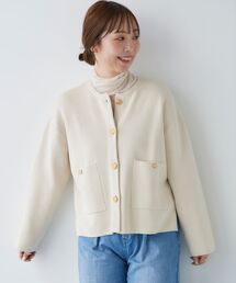 le.coeur blanc | ミラノリブニットジャケット(その他アウター)
