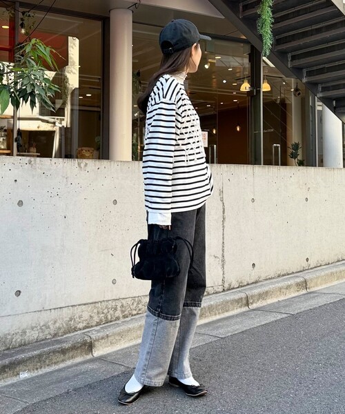 fredy emue（フレディエミュ）の「袖ドット釦ボーダープルオーバー（Tシャツ/カットソー・レディース・ホワイト系その他/レッド系その他/ブルー系その他・38）」の11枚目の写真