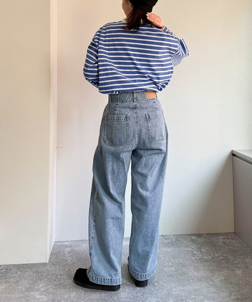 fredy emue（フレディエミュ）の「袖ドット釦ボーダープルオーバー（Tシャツ/カットソー・レディース・ホワイト系その他/レッド系その他/ブルー系その他・38）」の18枚目の写真