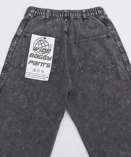 improves(インプローブス)の「フリンジ加工 デニム バギーパンツ(デニムパンツ・メンズ・ブラック/ブラック系/ブラック系1・MEDIUM/LARGE)」の14枚目の写真