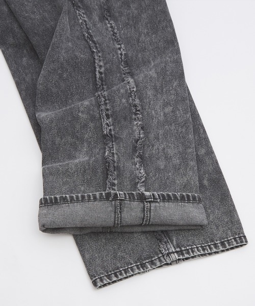 improves(インプローブス)の「フリンジ加工 デニム バギーパンツ(デニムパンツ・メンズ・ブラック/ブラック系/ブラック系1・MEDIUM/LARGE)」の18枚目の写真