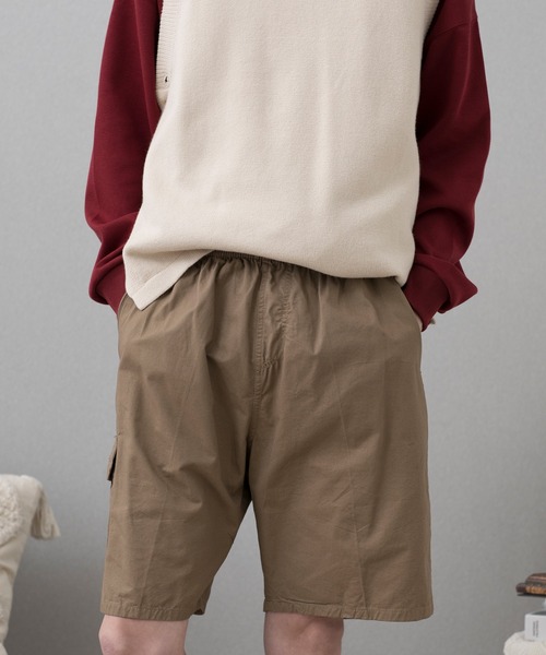 aimoha(アイモハ)の「aimoha men BASIC CARGO SHORTS べシックカーゴショートパンツ(カーゴパンツ・メンズ・ベージュ/ブラック/グレー・X-LARGE/XXX-LARGE/XX-LARGE/LARGE)」の18枚目の写真