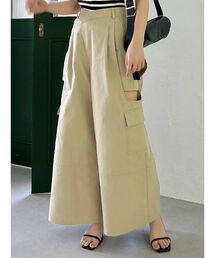 dazzlin | サイドオープンカーゴワイドパンツ(チノパンツ)