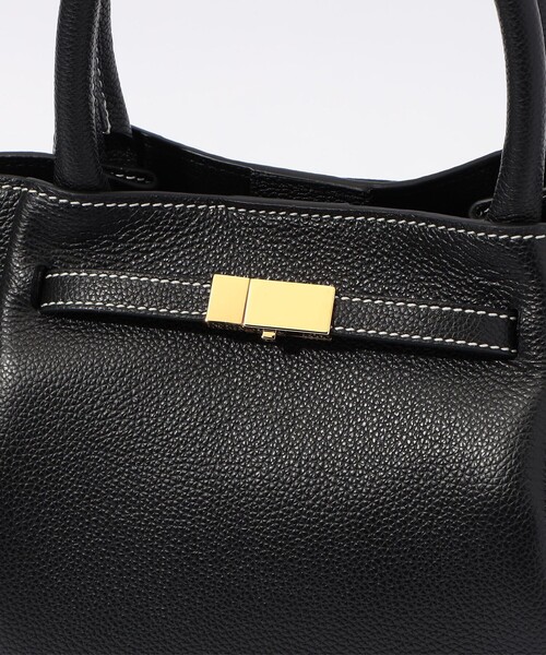 DEMELLIER LONDON（デメリエーロンドン）の「DEMELLIER MIDI NEW YORK ２‐WAY バッグ（ハンドバッグ・レディース・ブラック・FREE）」の6枚目の写真