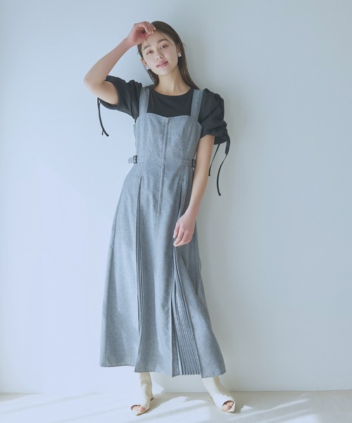 mysty woman（ミスティウーマン）の「ドロストスリーブテレコプルオーバー　113501（Tシャツ/カットソー・レディース・ブルー/オフホワイト/ブラック・FREE）」の14枚目の写真