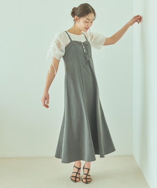 mysty woman（ミスティウーマン）の「ドロストスリーブテレコプルオーバー　113501（Tシャツ/カットソー・レディース・ブルー/オフホワイト/ブラック・FREE）」の18枚目の写真