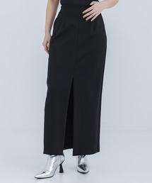 【THINGS THAT MATTER/(シングス ザット マター)】SCUBA JERSEY NARROW MAXI SKIRT/スキューバジャージーマキシスカート