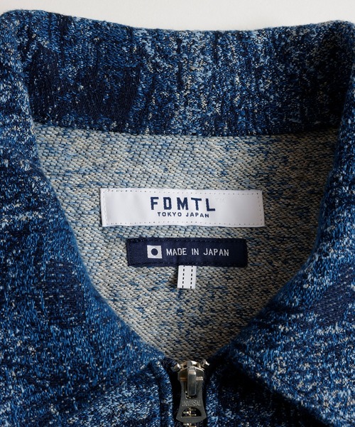 FDMTL（ファンダメンタル）の「FDMTL/ファンダメンタル/JACQUARD BORO BLOUSON RINSE（ブルゾン・メンズ・インディゴブルー・04/03/02/01）」の2枚目の写真