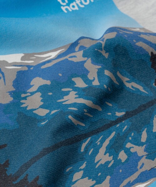 Foxfire（フォックスファイヤー）の「Foxfire/フォックスファイヤー 別注 Foxfire プリントクルーネック スウェット/朝釣り/バックプリント/リラックスフィット（スウェット・メンズ・チャコールグレー/ブルー/グレー/ライトグレー・MEDIUM/LARGE）」の13枚目の写真