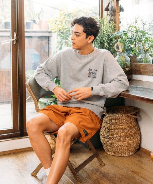 Foxfire（フォックスファイヤー）の「Foxfire/フォックスファイヤー 別注 Foxfire プリントクルーネック スウェット/朝釣り/バックプリント/リラックスフィット（スウェット・メンズ・チャコールグレー/ブルー/グレー/ライトグレー・MEDIUM/LARGE）」の22枚目の写真