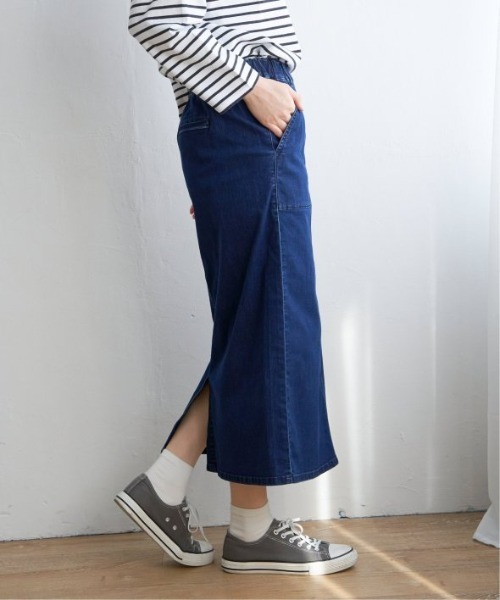 LBC(エルビーシー)の「サラヒヤプラスIラインスカート(スカート・レディース・ホワイト/ブラック/ダークオリーブ/ネイビー・M/L)」の13枚目の写真