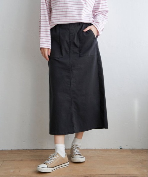 LBC(エルビーシー)の「サラヒヤプラスIラインスカート(スカート・レディース・ホワイト/ブラック/ダークオリーブ/ネイビー・M/L)」の22枚目の写真