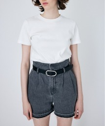 【2サイズ展開】SUVIN GIZA BASIC Tシャツ